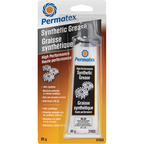 Graisse synth&eacute;tique Permatex pour usages multiples, 85 g, Tube Mukwa Safety Services