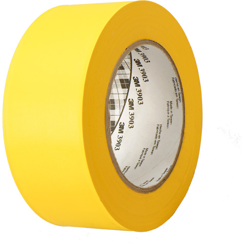 3903 Vinyl Duct Tape, 49" (4.08') W x 46 m (151') L, 6.5 mils, Yellow Mukwa Safety Services