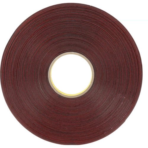 VHB Tape, 66 m (216') L x 25.4 mm (1") W, 23 mils, Acrylic Mukwa Safety Services