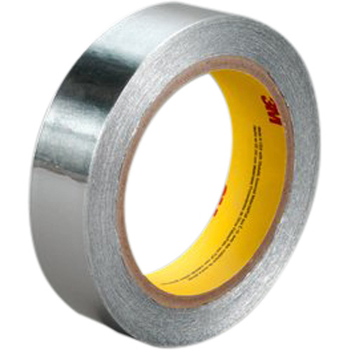 Aluminum Foil Tape, 3.1 mils Thick, 48 mm (1-7/8") x 55 m (180') Mukwa Safety Services