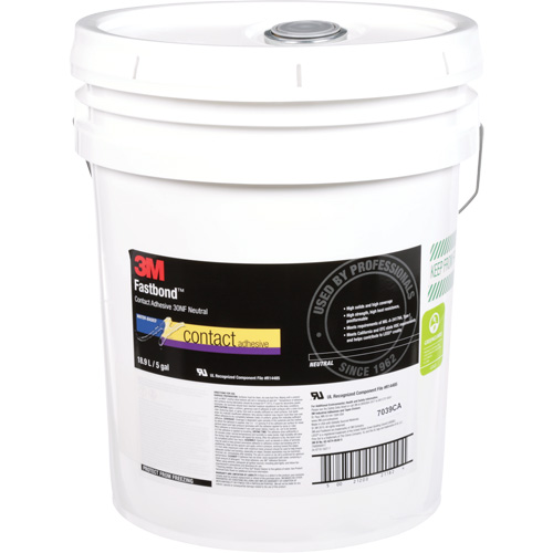 Adh&eacute;sif contact, Baril, 5 gal. Mukwa Safety Services