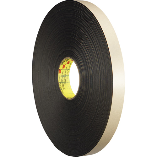 Ruban double face en mousse, 66 m (216') lo x 12,7 mm (1/2") la, 31 mils, Poly&eacute;thyl&egrave;ne Mukwa Safety Services