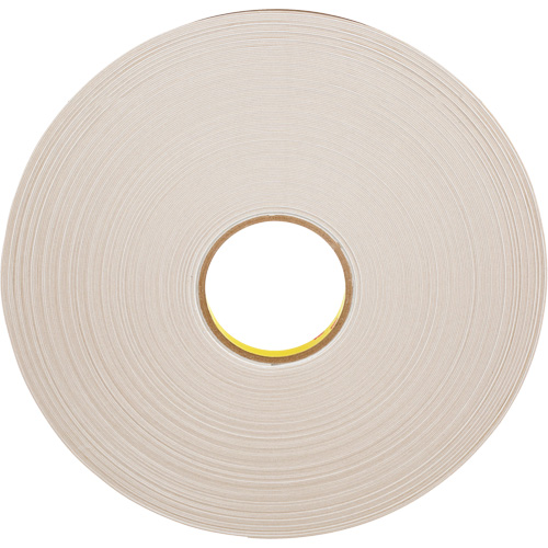 Double-Coated Foam Tape, 66 m (216') L x 12.7 mm (1/2") W, 31 mils, Polyethylene Mukwa Safety Services