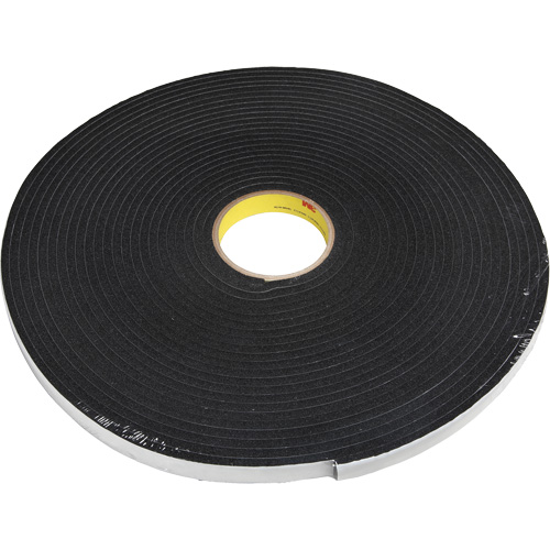 Ruban double face en mousse, 33 m (108') lo x 12,7 mm (1/2") la, 62 mils, Poly&eacute;thyl&egrave;ne Mukwa Safety Services