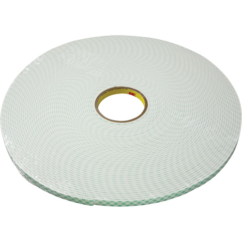 Ruban double face en mousse d'ur&eacute;thane, 16,5 m (54') lo x 25,4 mm (1") la, 25 mils, Ur&eacute;thane Mukwa Safety Services