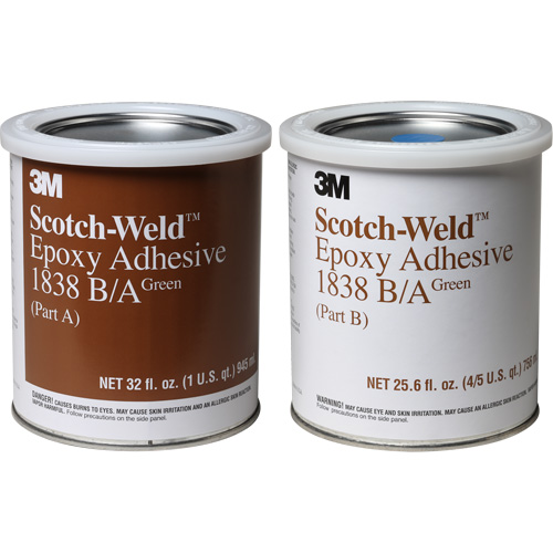 Scotch-Weld Adhesive, 32 fl. oz., Pail, Two-Part, Green Mukwa Safety Services