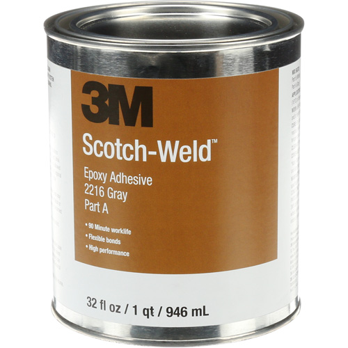 Scotch-Weld Adhesive, 32 fl. oz., Kit, Two-Part, Grey Mukwa Safety Services
