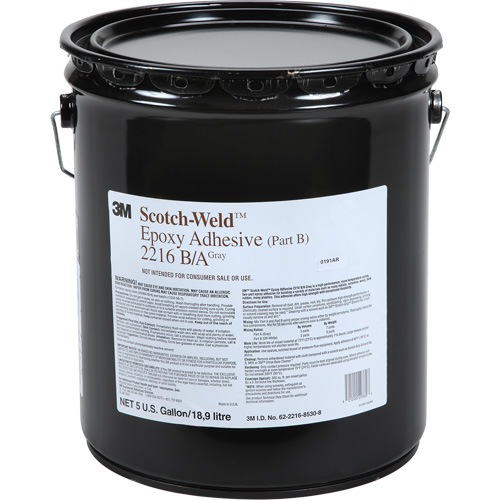 Scotch-Weld Adhesive, 5 gal., Pail, Two-Part, Grey Mukwa Safety Services