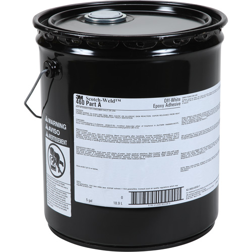 Adh&eacute;sif Scotch-Weld, 5 gal., Seau, Deux composants, Blanc cass&eacute; Mukwa Safety Services