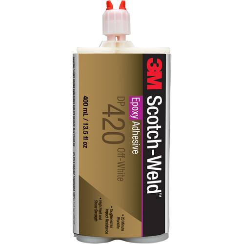 Scotch-Weld Adhesive, 400 ml, Cartridge, Two-Part, Off-White Mukwa Safety Services