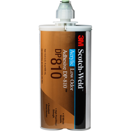 Adh&eacute;sif acrylique &agrave; faible odeur Scotch-Weld, Deux composants, Cartouche, 400 ml, Blanc cass&eacute; Mukwa Safety Services