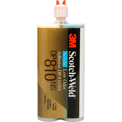 Adh&eacute;sif acrylique &agrave; faible odeur Scotch-Weld, Deux composants, Cartouche, 200 ml, Blanc cass&eacute; Mukwa Safety Services