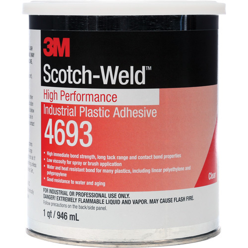 Adh&eacute;sif industriel haute performance pour le plastique Scotch-Weld Mukwa Safety Services