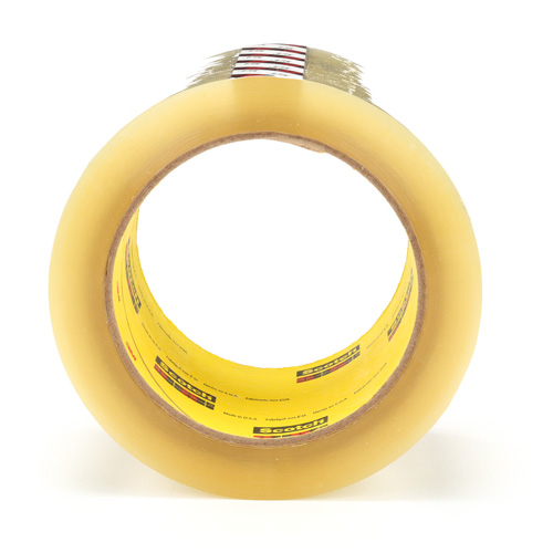 Ruban pour sceller les boîtes Scotch 375, Adh&eacute;sif Thermofusible, 3,1 mils, 72 mm (3") x 50 m (164') Mukwa Safety Services