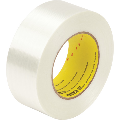 Ruban renforc&eacute; de filaments Scotch, &eacute;paisseur 6 mils, 12 mm (1/2") x 55 m (180')  Mukwa Safety Services