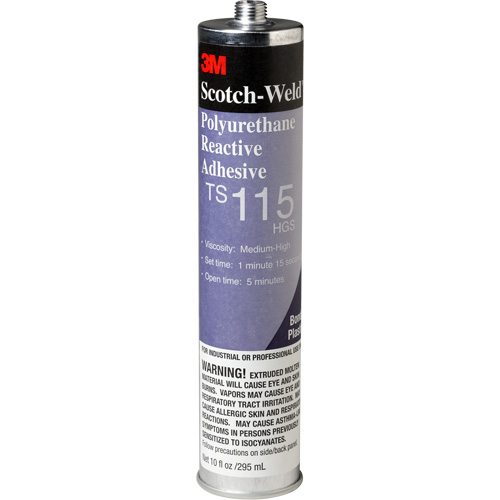 Scotch-Weld PUR Adhesive, 10 oz., Cartridge, Clear Mukwa Safety Services
