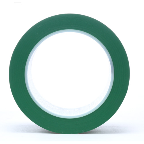 471 Vinyl Tape, 50.8 mm (2") W x 32.9 m (108') L, 5.2 mils, Green Mukwa Safety Services