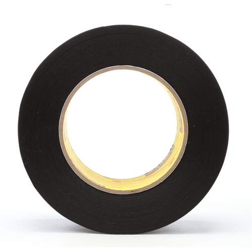 472 Vinyl Tape, 50.8 mm (2") W x 32.9 m (108') L, 10.4 mils, Black Mukwa Safety Services