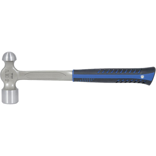 JSBP-24 Super Heavy-Duty All-Steel Ball Pein Hammer, 24 oz. Head Weight, Polished Face, Solid Steel Handle Mukwa Safety Services