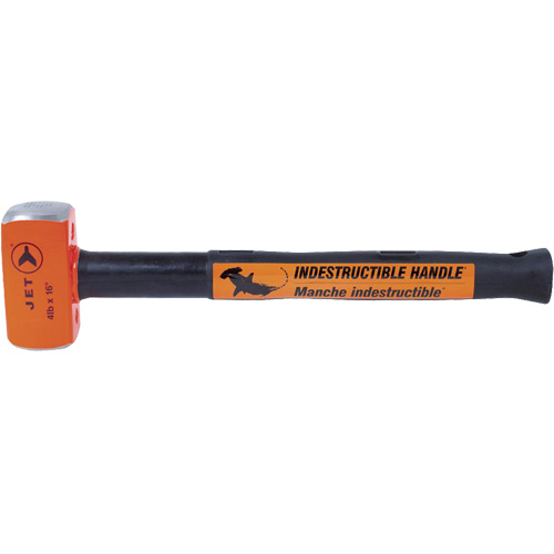 USH-416 Masse &agrave; manche indestructible pour usage tr&egrave;s intensif, 4 lb, 16", Prise Acier plein Mukwa Safety Services