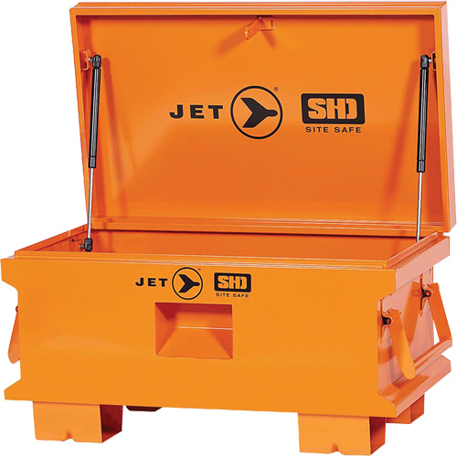 JSB-3219 Super Heavy-Duty Jobsite Tool Storage Box, 32-1/8" x 19" x 17-1/2", Steel, Orange Mukwa Safety Services