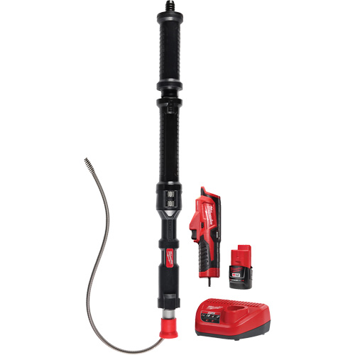 M12 Trapsnake Urinal Auger, Powered, Bulb, 4' Cable Length, 3/8" Cable Diameter Mukwa Safety Services