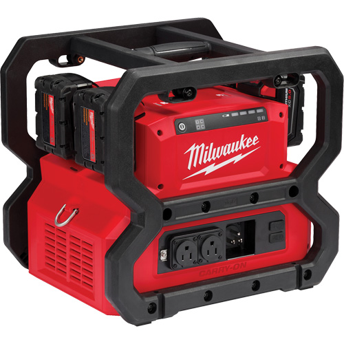 M18 Carry-On Power Supply, 1800 W/3600 W, Lithium Ion, 13-3/4" H x 12-1/4" W x 15" D, 28 lbs. Mukwa Safety Services