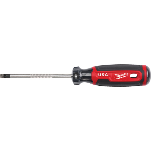 ECX Screwdriver, #1 Tip, Round, 211 mm L, Cushion Grip Handle Mukwa Safety Services
