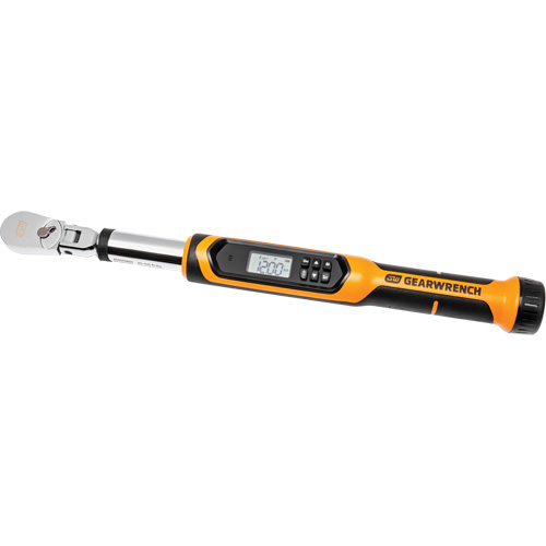 Flex Head Torque Wrench with Angle, Electronic, 3/8" Square Drive, 120 - 1200 ft-lbs. Mukwa Safety Services
