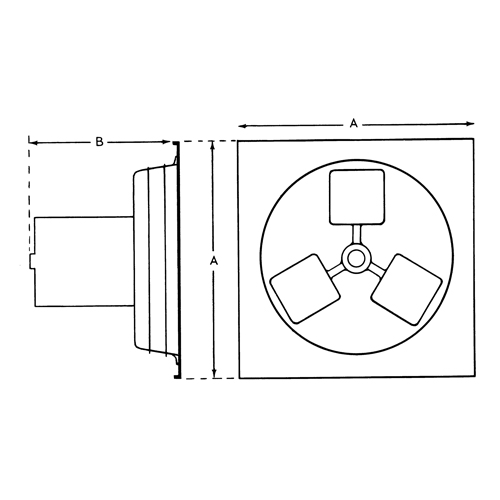 Exhaust Fan 12" 1SP Panel Series Mukwa Safety Services