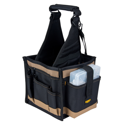 Porte-outils, Toile, 25 pochettes, Noir Mukwa Safety Services