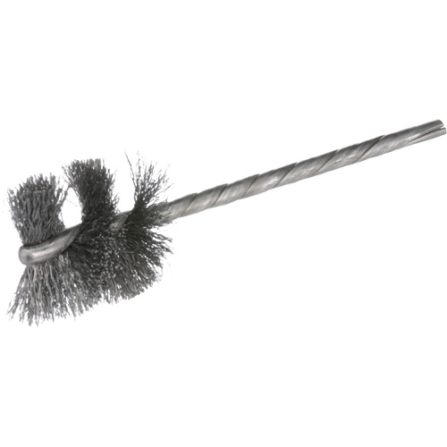 HeliTuf&reg; Crimped Wire Internal Brush Kit, 3/8" Dia. x 1" L, 3-1/2" Overall Length Mukwa Safety Services