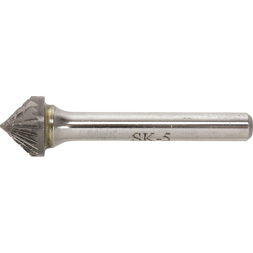 Solid Carbide Burr, SK-1, 1/4" Dia., 1/4" Shank, 1/8" Depth of Cut Mukwa Safety Services