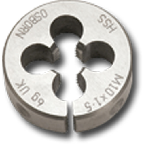 Round Die, 5/16"-22 Thread, High Speed Steel Mukwa Safety Services