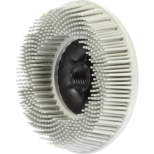Disques radiaux bristle pour meuleuses angulaires Scotch-Brite, C&eacute;ramique, Grain 120, 4-1/2" dia. Mukwa Safety Services