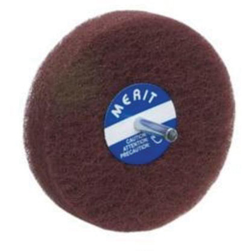 Disques non tiss&eacute;s Abrasotex, 4" dia., Grain Fin, Oxyde d'aluminium Mukwa Safety Services
