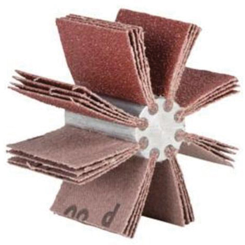 Outil de polissage d'al&eacute;sage &agrave; lamelles ordinaires B-810, Oxyde d'aluminium, Grain 60, 2-3/4" x 1-1/2" Mukwa Safety Services