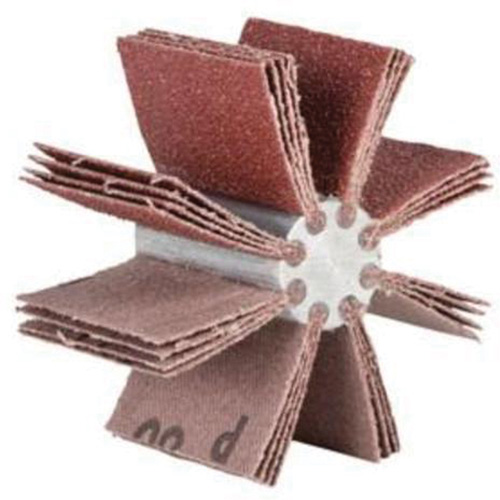 Outil de polissage d'al&eacute;sage &agrave; lamelles ordinaires B-830, Oxyde d'aluminium, Grain 240, 6-3/4" x 1-1/2" Mukwa Safety Services