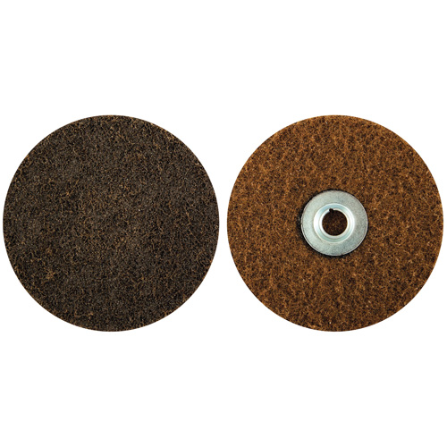Disque de pr&eacute;paration de surface verrouillable &agrave; remplacement rapide, 5" dia., Grain Cors&eacute;, Oxyde d'aluminium Mukwa Safety Services