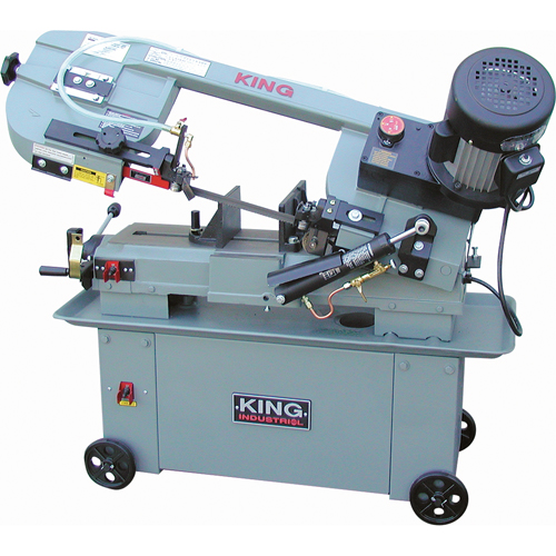 Metal Cutting Band Saws With Geardrive, Horizontal/Vertical, Round 7" and 7" x 12" Rectangular Cutting Capacity Mukwa Safety Services