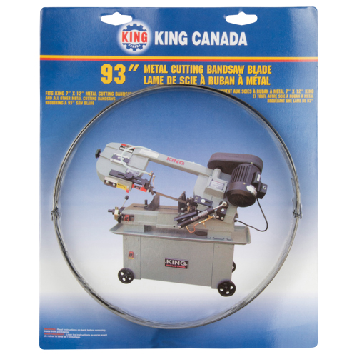 Scie &agrave; ruban pour m&eacute;tal, Acier au carbone, 93" lo x 3/4" la x &eacute;paisseur 0,032", 18 dents par pouce Mukwa Safety Services