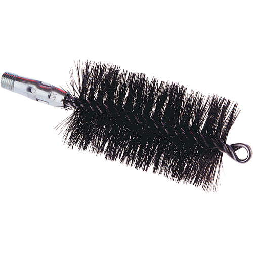 Wire Tube Brush, 1/4" Dia. x 2" L, 6" Overall Length Mukwa Safety Services