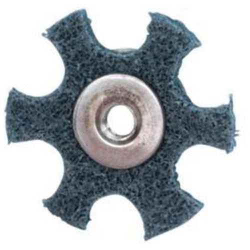 Abrasotex Surface Preparation Star, 3" Dia., Very Fine Grit, Aluminum Oxide Mukwa Safety Services