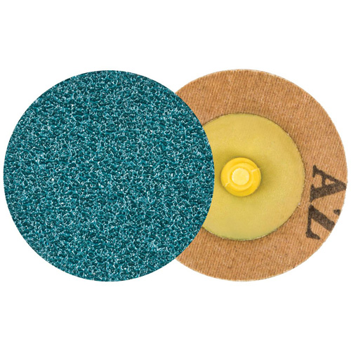 TWIST TOPCUT Sanding Disc, 2" Dia., 50 Grit, Zirconium Mukwa Safety Services