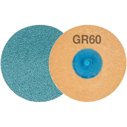 Disque de ponçage TWIST TOPCUT, 3" dia., Grain 60, Zirconium Mukwa Safety Services