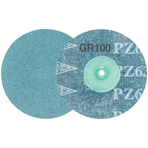 Disque de ponçage TWIST TOPCUT, 3" dia., Grain 100, Zirconium Mukwa Safety Services