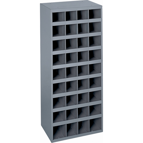 Armoires pour bacs de rangement en acier, 17-7/8" la x 12" p x 42" h, Gris Mukwa Safety Services