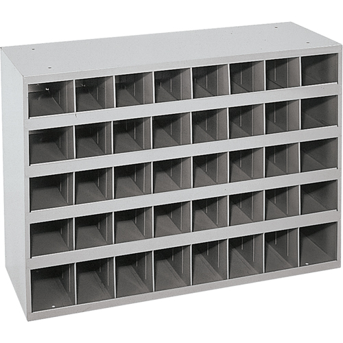 Armoires pour bacs de rangement en acier, 33-3/4" la x 12" p x 23-7/8" h, Gris Mukwa Safety Services