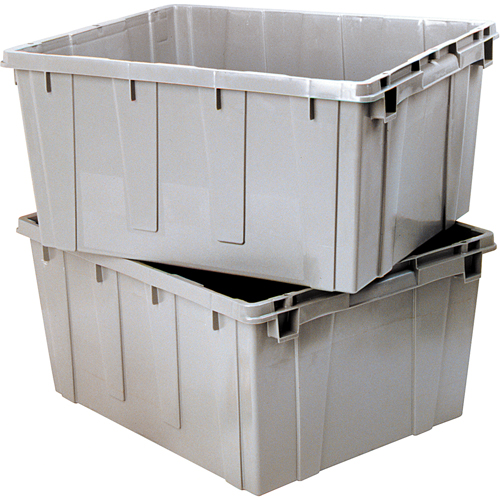 Nesting Container, 21.1" W x 17.7" D x 12" H, Grey Mukwa Safety Services