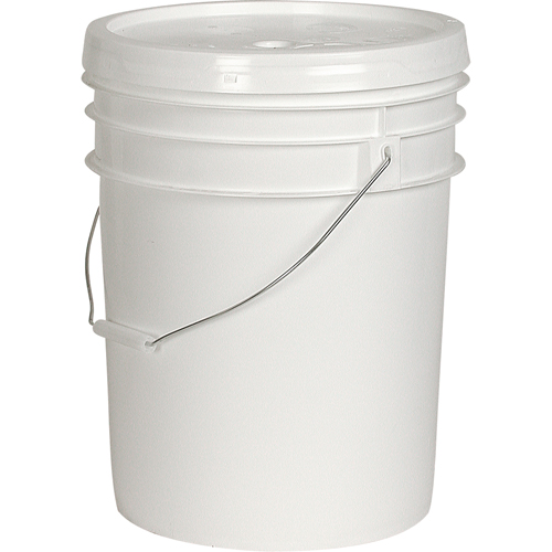General Purpose Pail without Lid, Plastic, 4 L Mukwa Safety Services